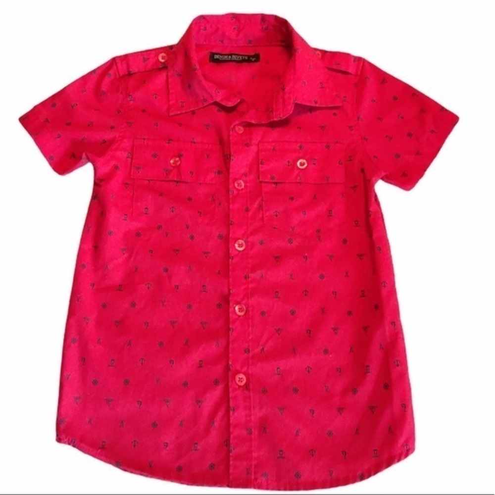 DENIM & RIVETS Boys Nautical shirt - sz 4